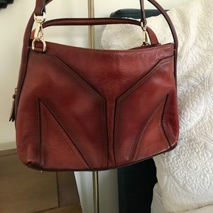 Vincenzo Leather crossbody/shoulder bag